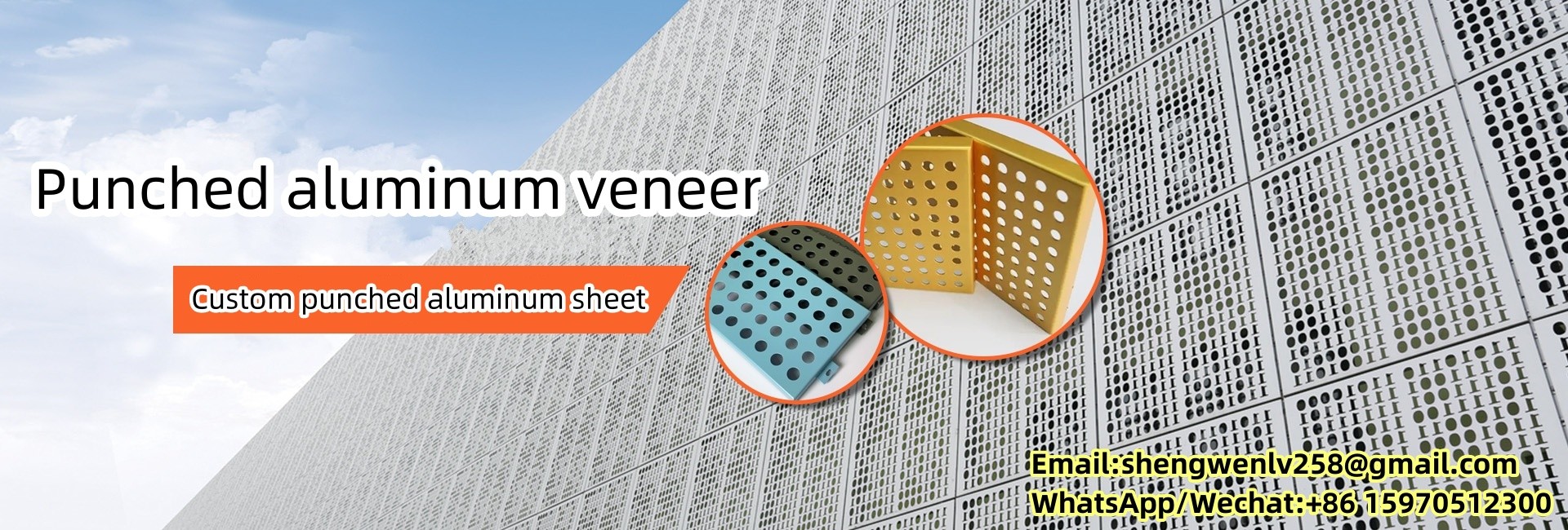 quality Aluminum curtain wall/Metal exterior aluminum plate factory
