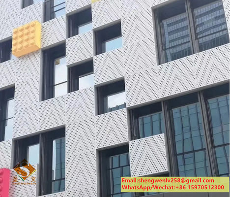 3d aluminum panel facade wall cladding panel exterior building cover ...
