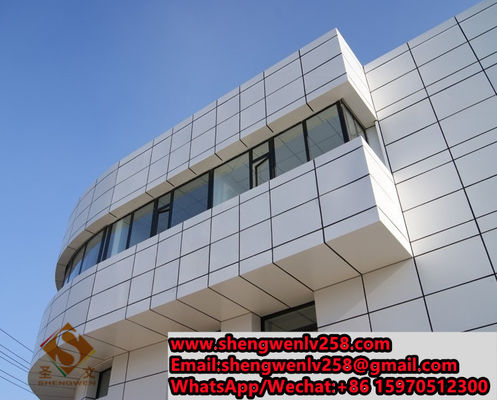 2mm aluminum cladding panel with pvdf finish for facade curtain wall ...