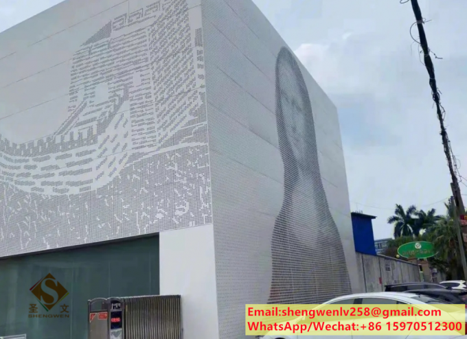 Perforating Metal Sheet For Wall Decoration Facades System Cladding Panels 20