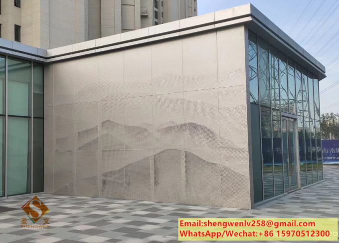 Perforating Metal Sheet For Wall Decoration Facades System Cladding Panels 21